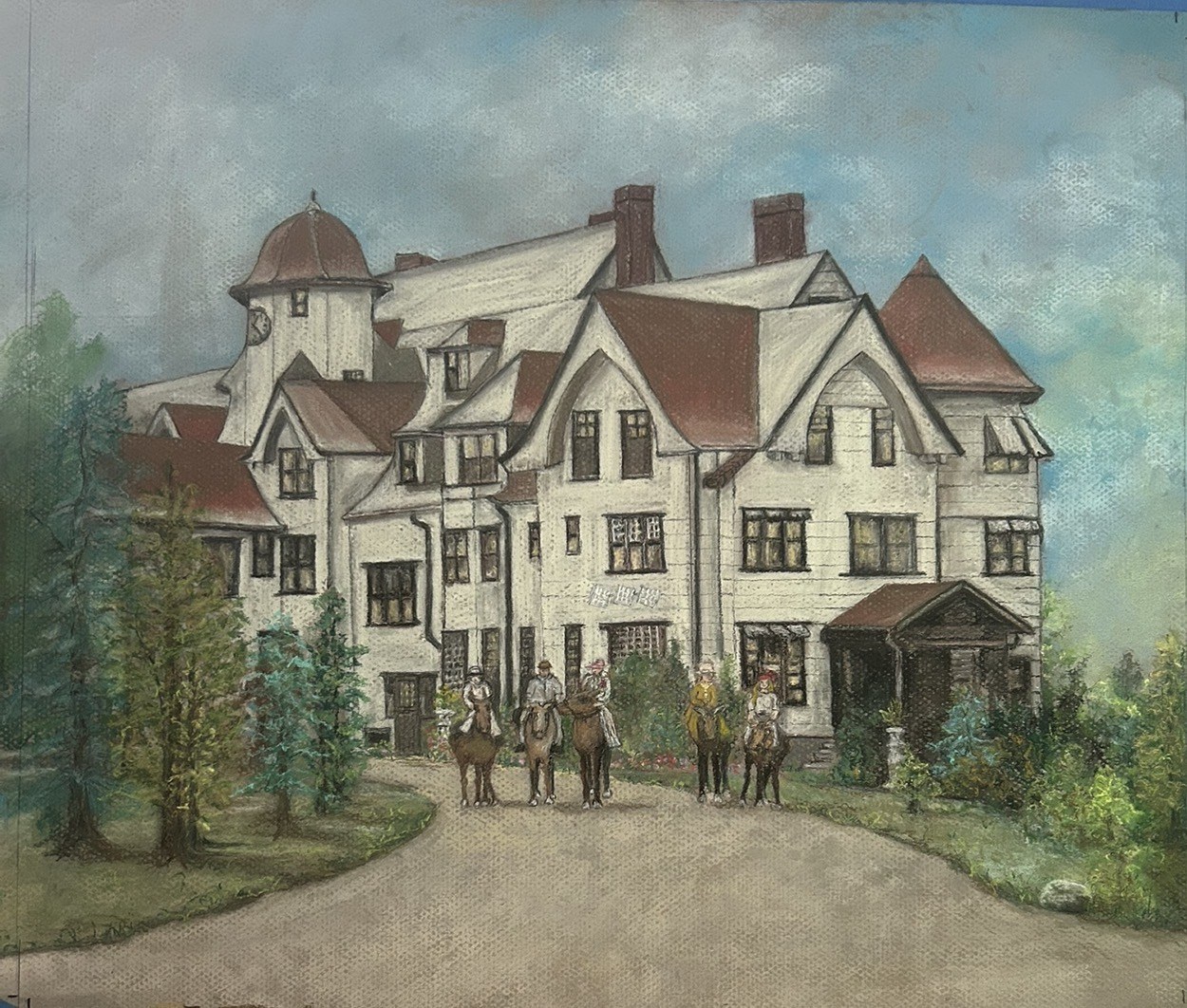 The Inn, with Riders